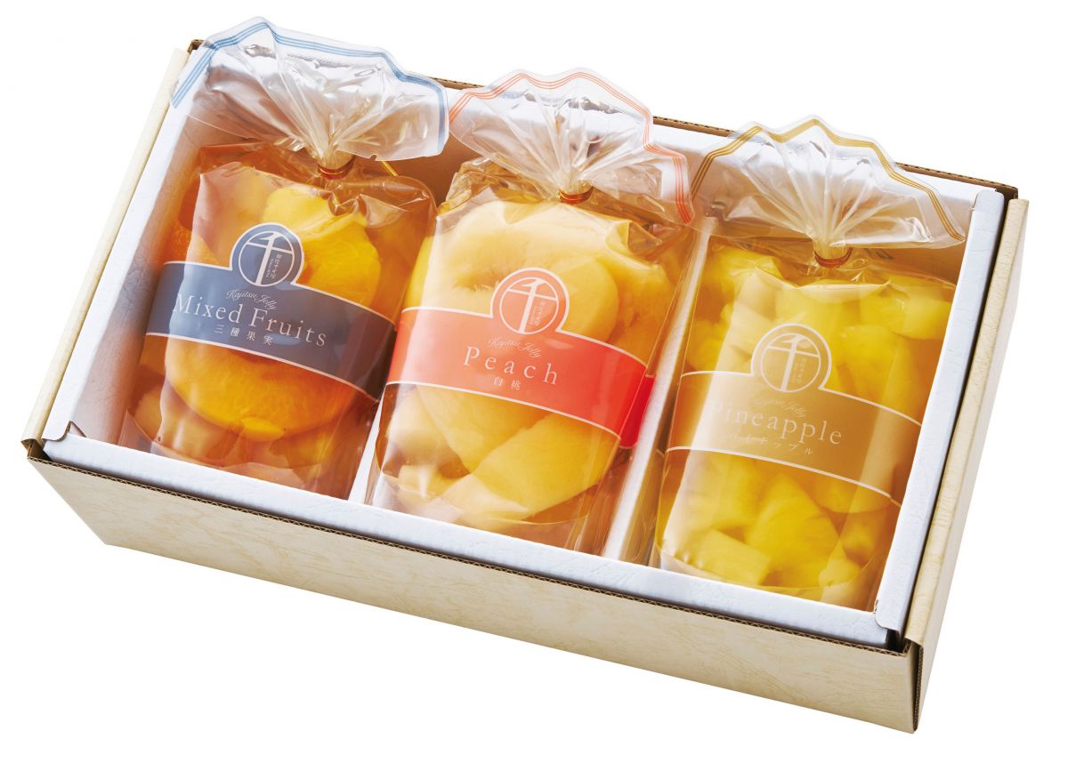 「果実ゼリー詰合せ」3個入り 2808円
