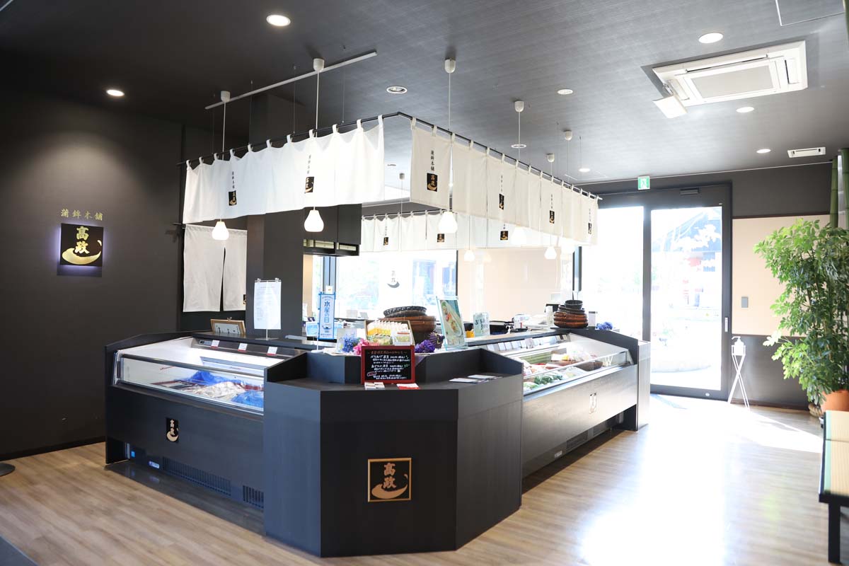 シーパルピア女川店の店内