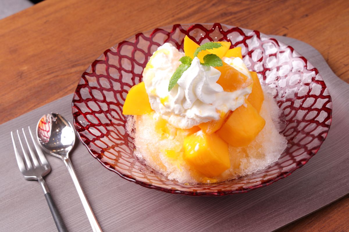 「マンゴーかき氷」(6月下旬~8月下旬ごろ限定)1,680円