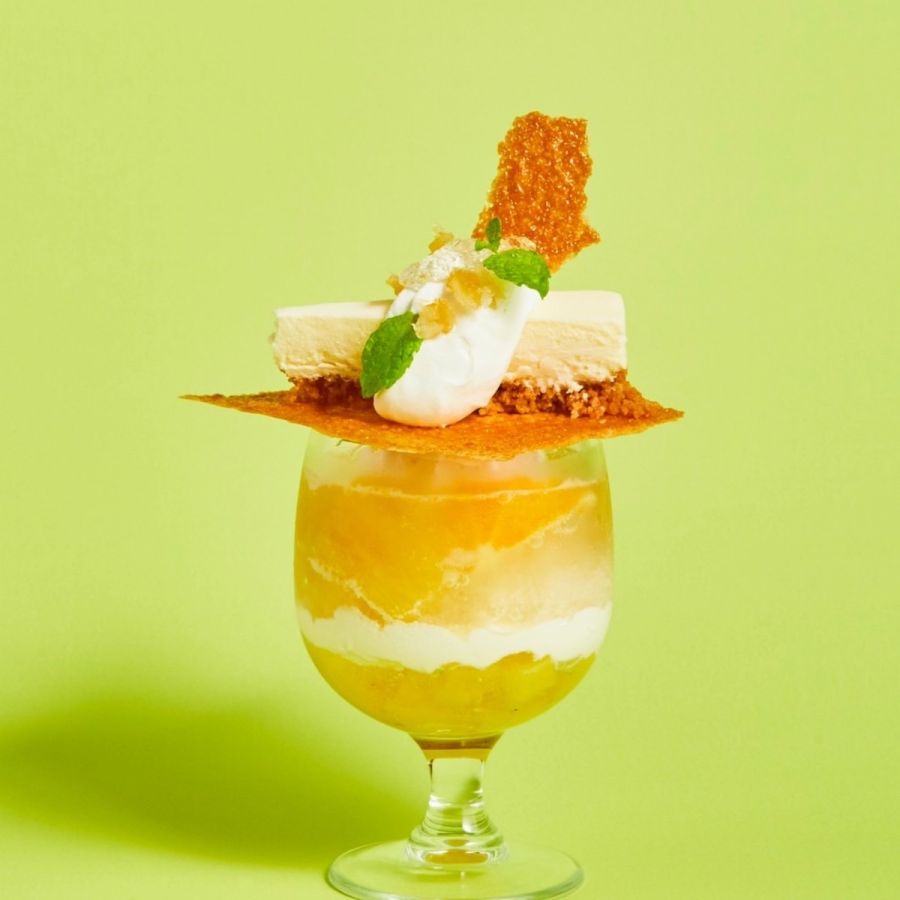「湘南ゴールドとレモンチーズのパフェ氷」1430円