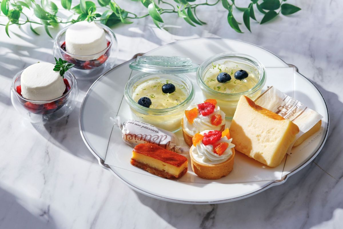 チーズケーキアフタヌーンティー　上段イメージ