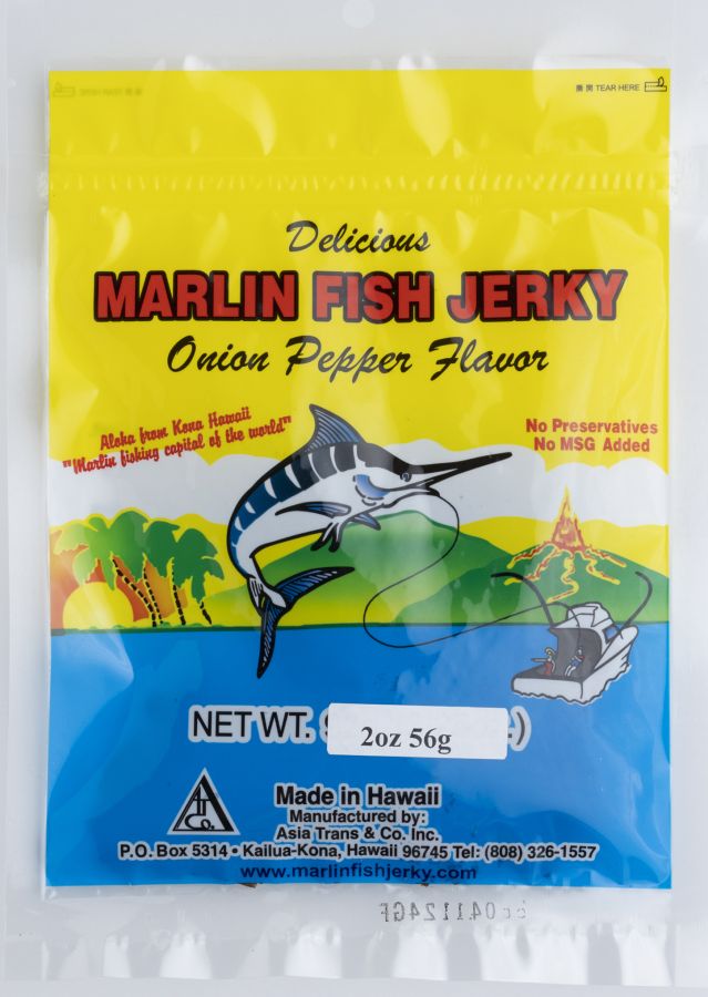 「フィッシュジャーキー」$7.99