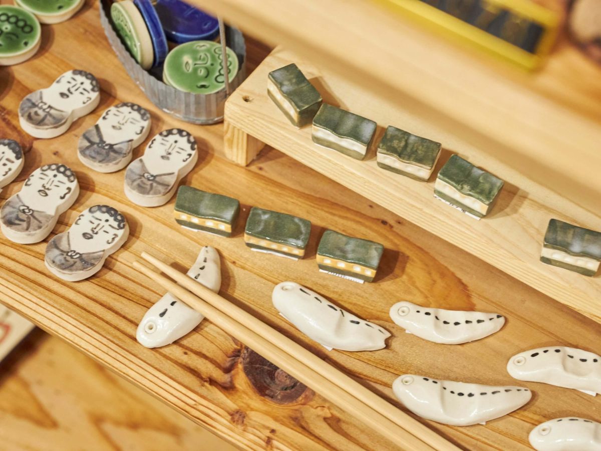 「箸置き」（大仏・江ノ電・しらす）各770円