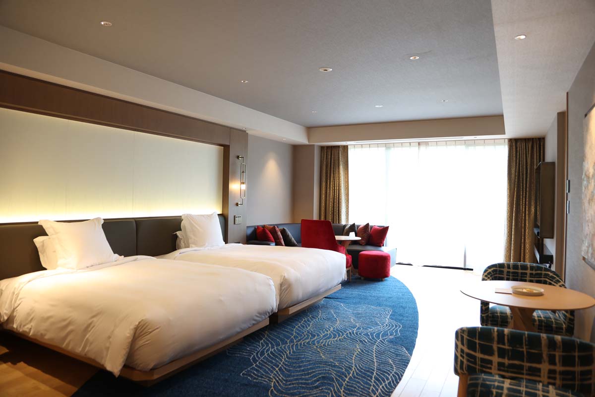 プレミアムツインの客室