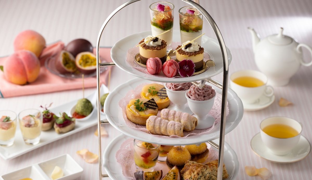 【東京ドームホテル】桃の甘さとパッションフルーツの酸味が奏でる絶妙なハーモニー「ピーチ＆パッションフルーツアフタヌーンティー」開幕