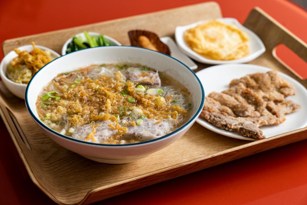 「排骨芋頭米粉湯個人餐」NT$259。