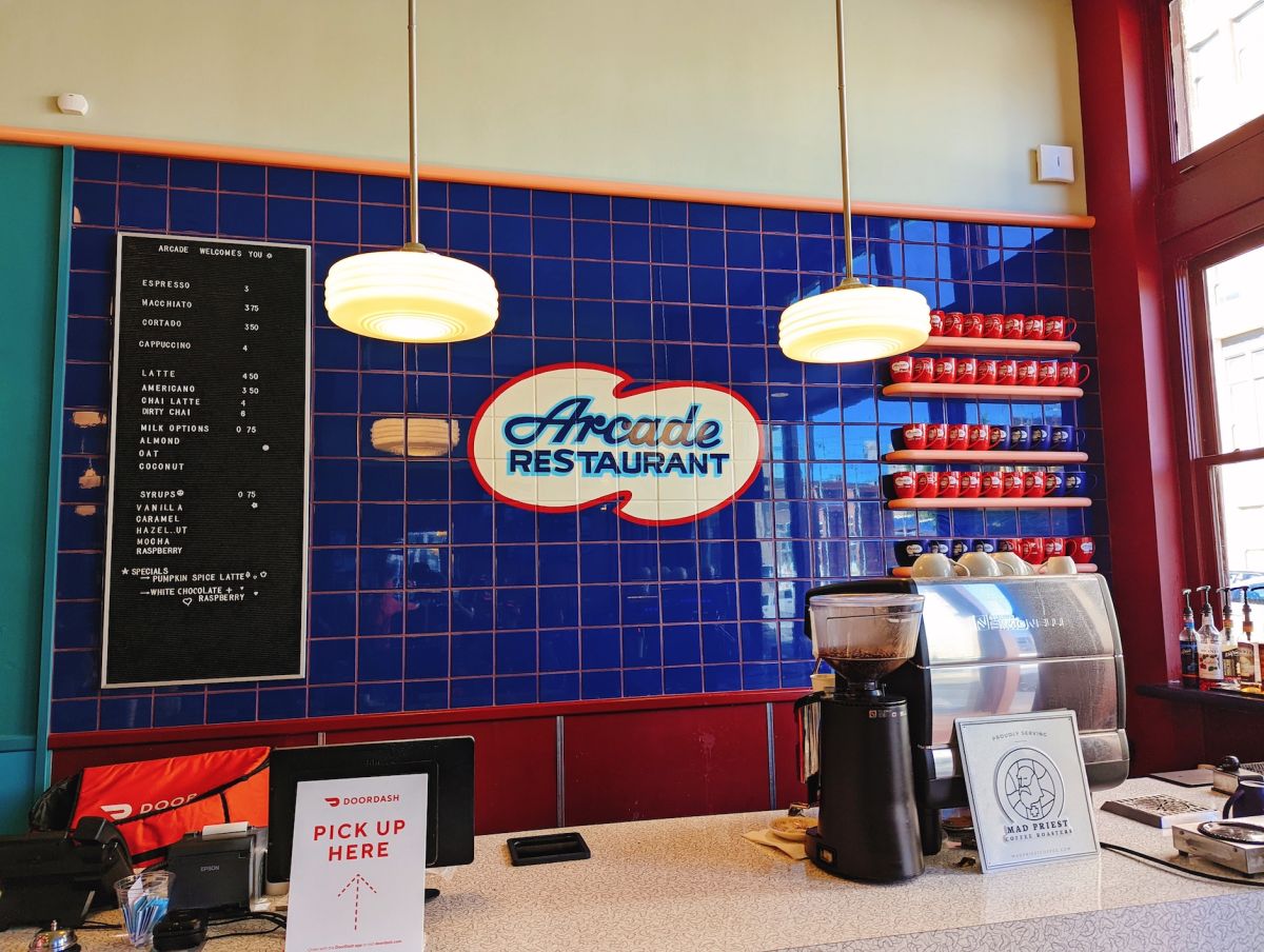 写真映えする店内