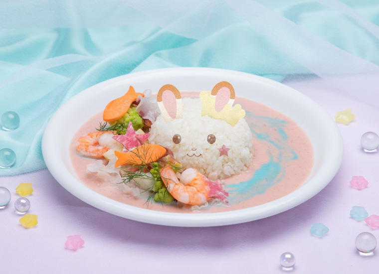 「ゆめいろマーメイドカレー」1,41540円、スーべニアプレート:+3300円