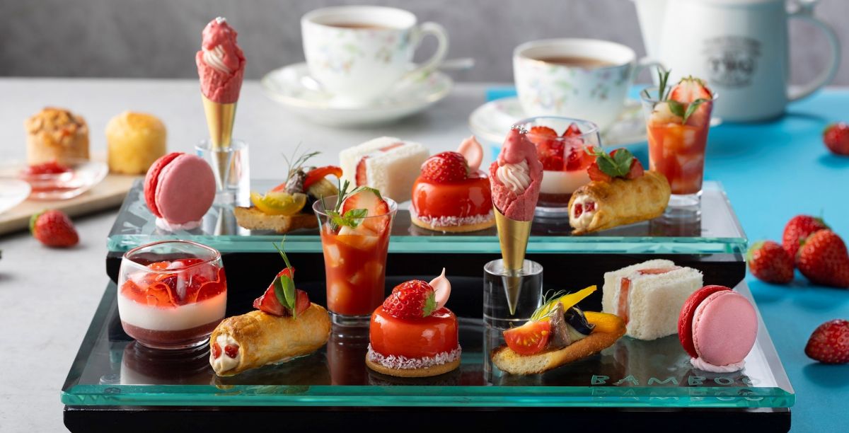 【シェラトン都ホテル東京】夏においしい国産のイチゴを堪能！「大谷夏いちご」を使ったアフタヌーンティー