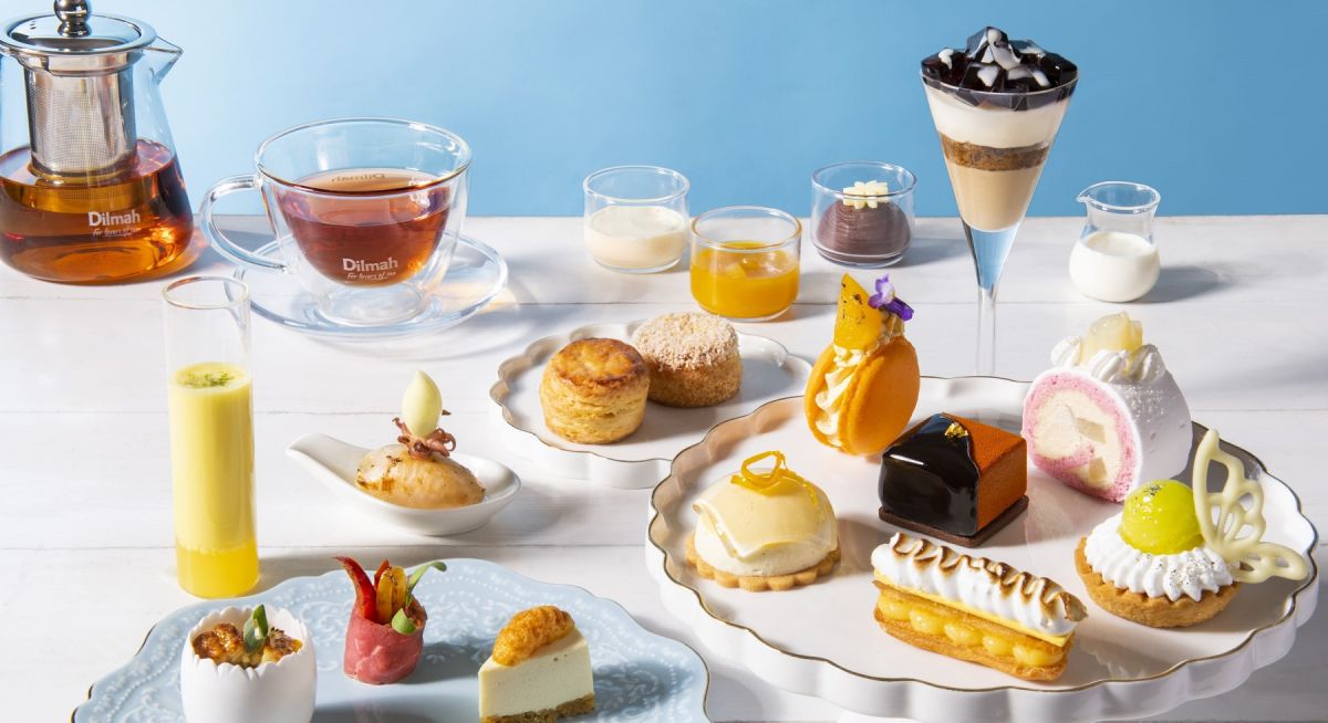 【ヒルトン東京ベイ】白桃やメロンを使った、夏においしい新デザート8種類が登場！「サマーアフタヌーンティー」販売スタート