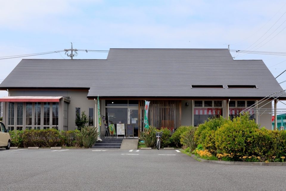 長峰製茶 花カフェ外観