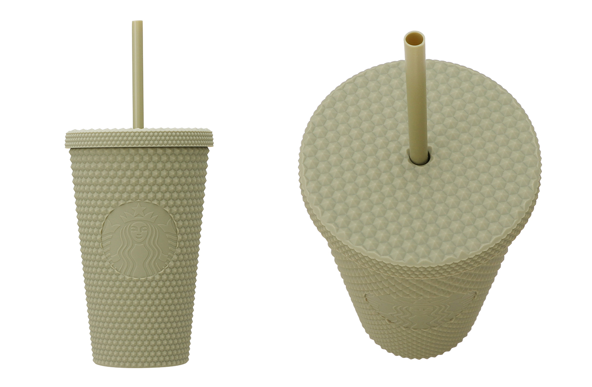 「コールドカップタンブラーバンピーマット」473ml カーキ 2300円