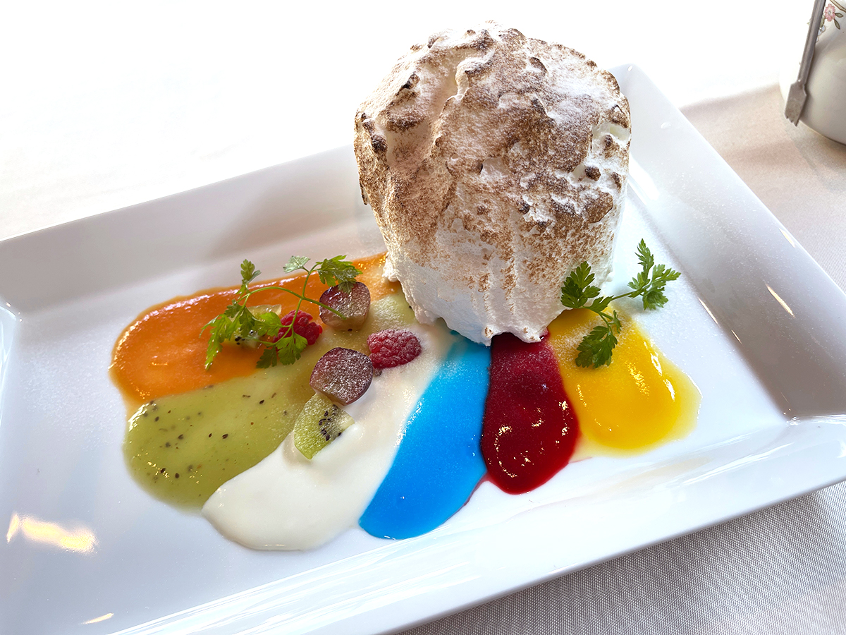 冷製パンケーキ ジャルダン風（コーヒーまたは紅茶付） 1800円　※1日10食限定