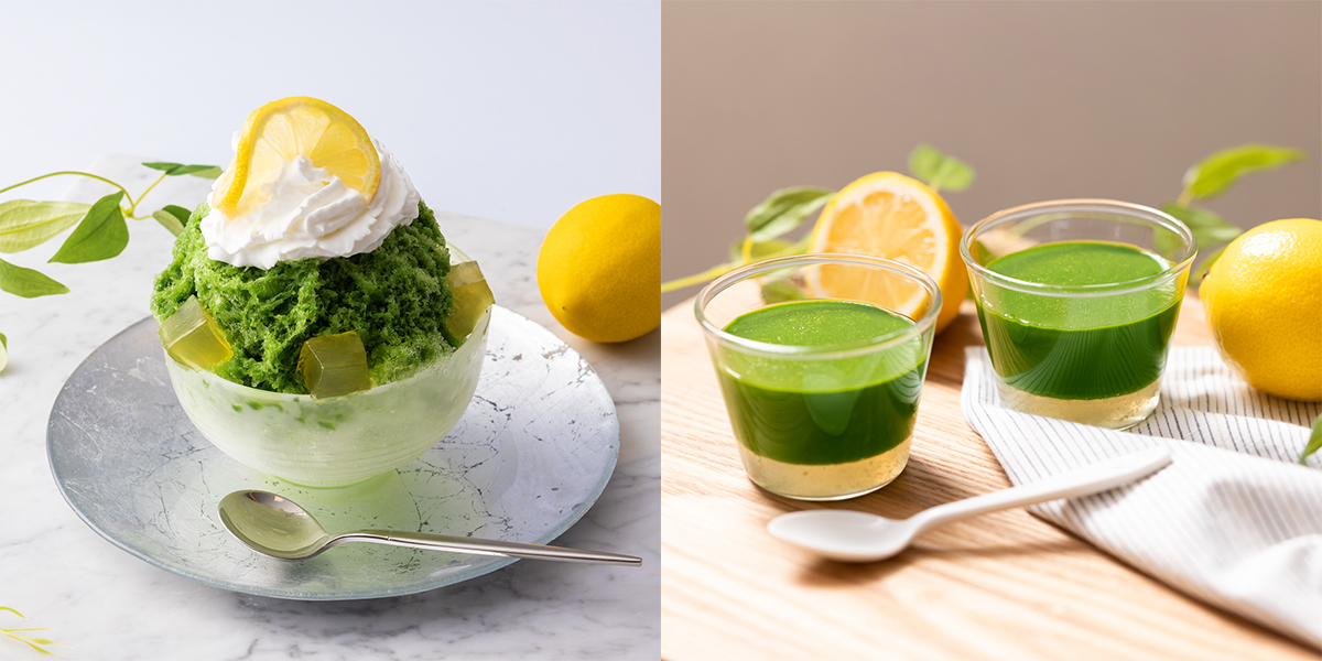 抹茶×瀬戸内レモン！ 夏にぴったりのさっぱりちゅるんな抹茶スイーツが「茶寮都路里」に誕生！