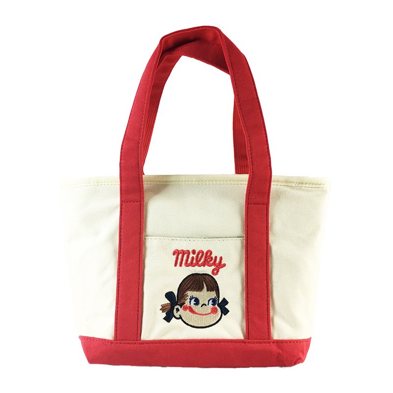 「ペコちゃんミニトート（レッド）」 税込2,090円