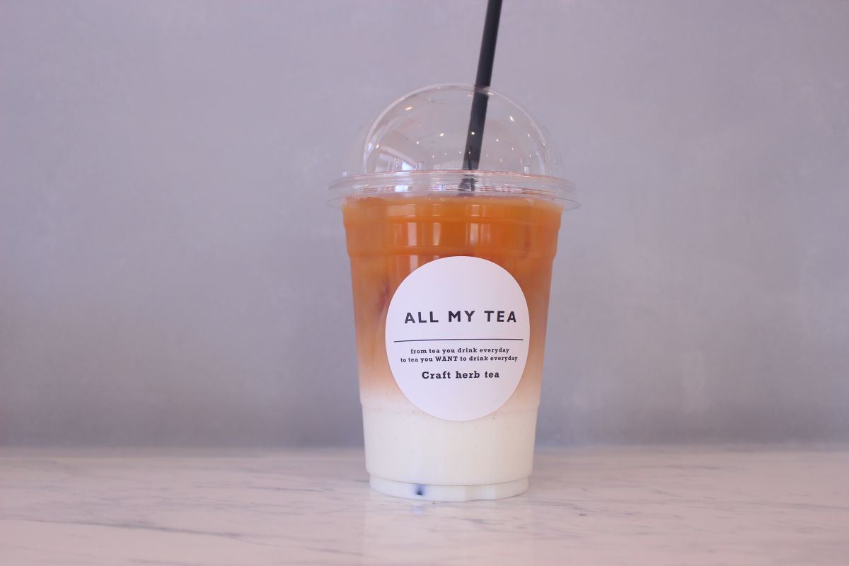 「ROOIBOS TEA LATTE（ルイボスティーラテ・アイス）」　630円