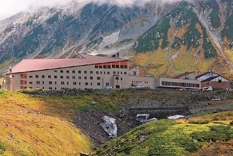 ホテル立山の外観