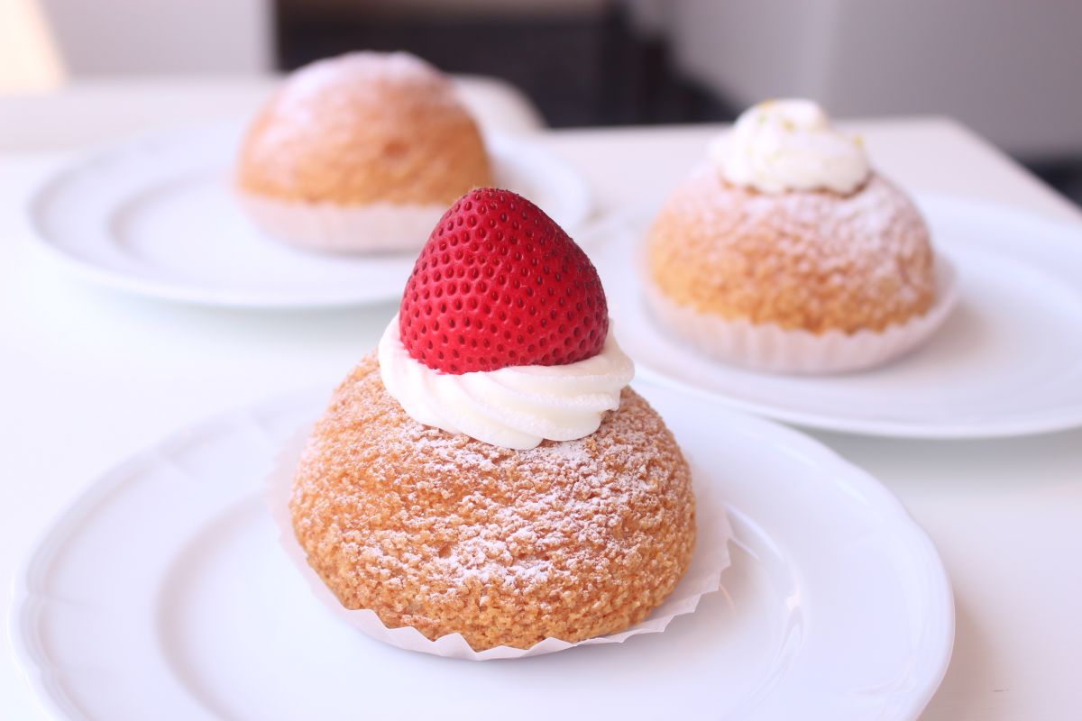 クッキーシュー「いちご」550円