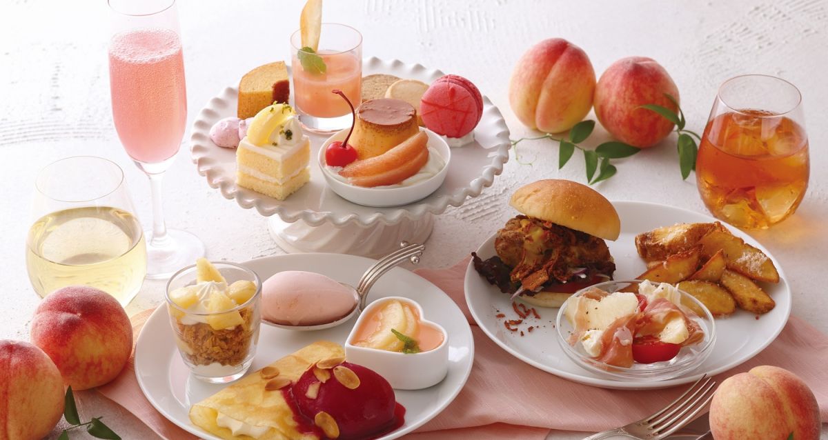 【KIHACHI（キハチ）青山本店】旬の桃を楽しむ夏季限定アフタヌーンティー「KIHACHIのアフタヌーンティー ～ピーチスペシャル～」