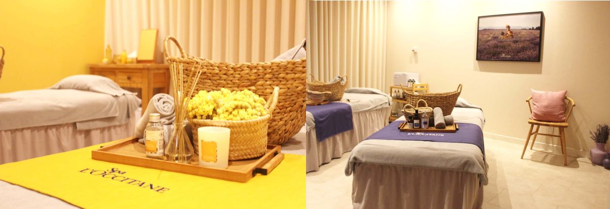 Rose、lavender、immortelleの3つの部屋があり、それぞれの名前に合わせた香りが楽しめるんです！