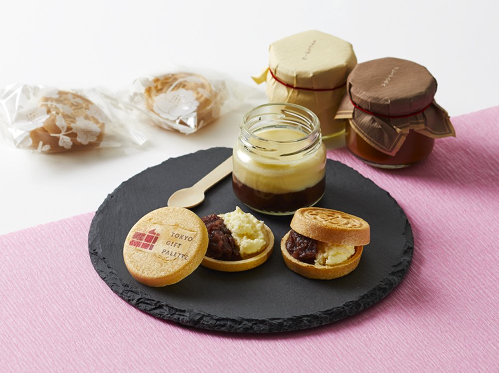 「東京ギフトパレットロゴ入り最中」2222円京都祇園あのん