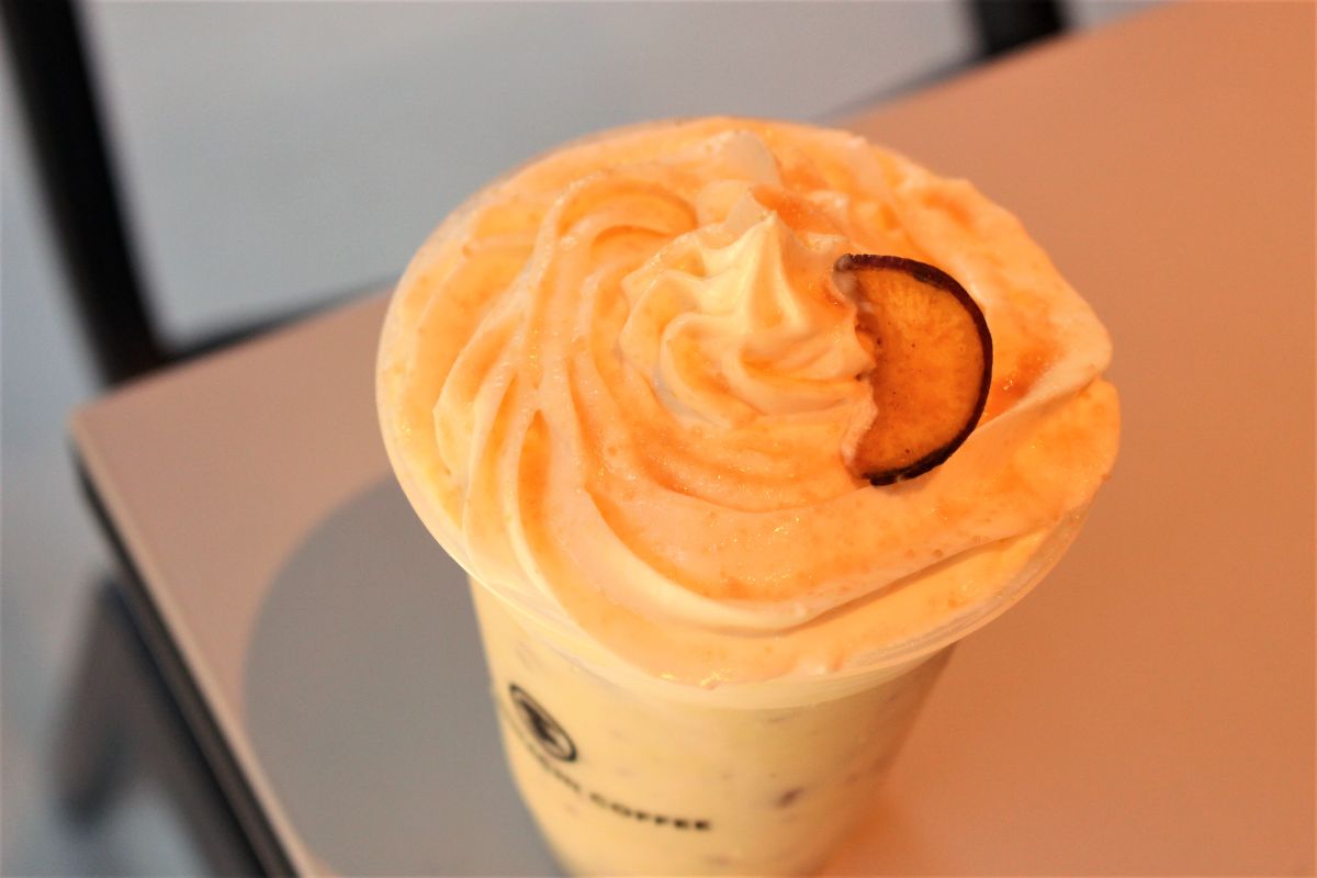 「焼いもラテ（アイス）」600円