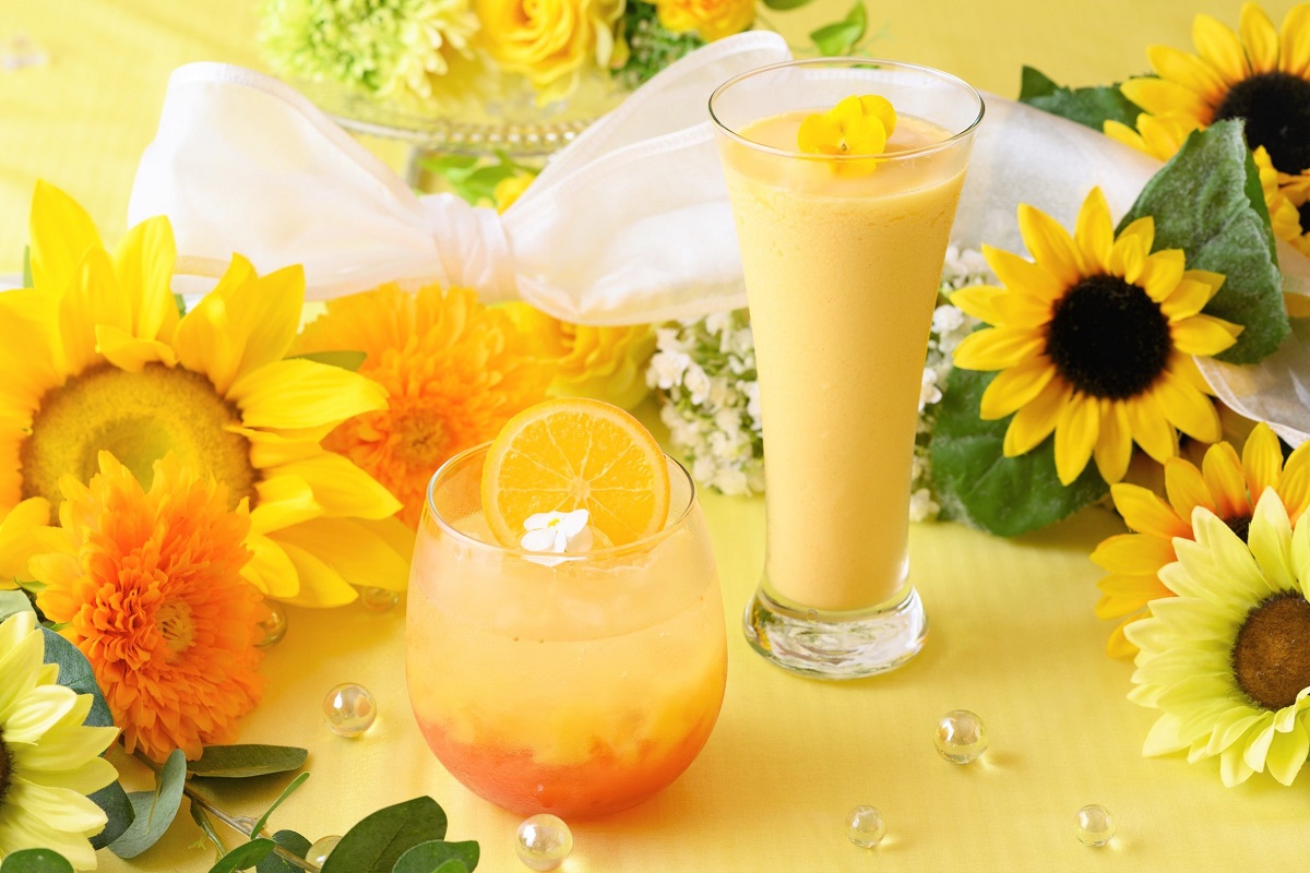 （写真左から）「Sunrise fig」、「Tropical smoothie」