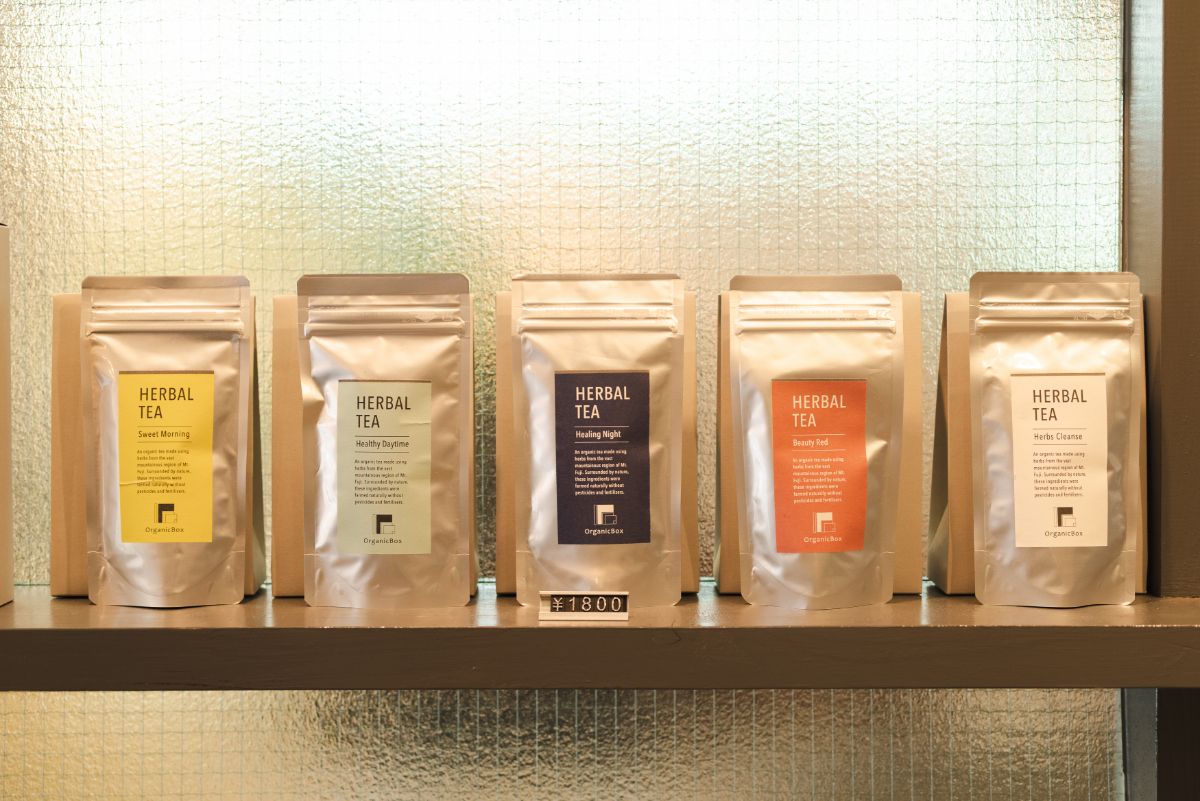「オリジナルハーブティー」各1800円