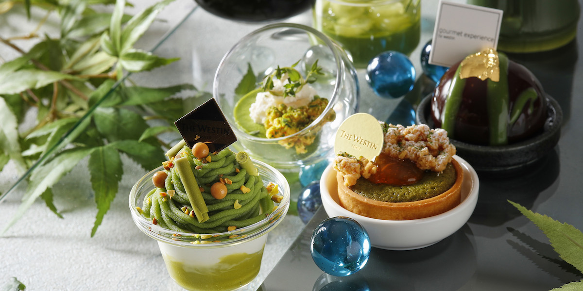 ウェスティンホテル東京「抹茶デザートブッフェ」を平日限定で開催！香り高い抹茶を甘美なスイーツで味わおう