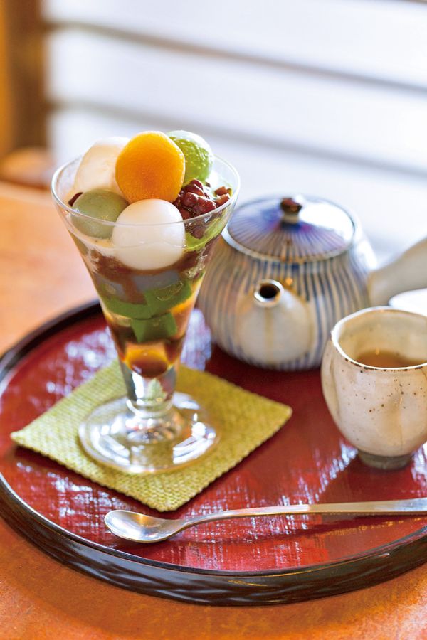 「あかねパーフェクト」(ほうじ茶付き)1100円
