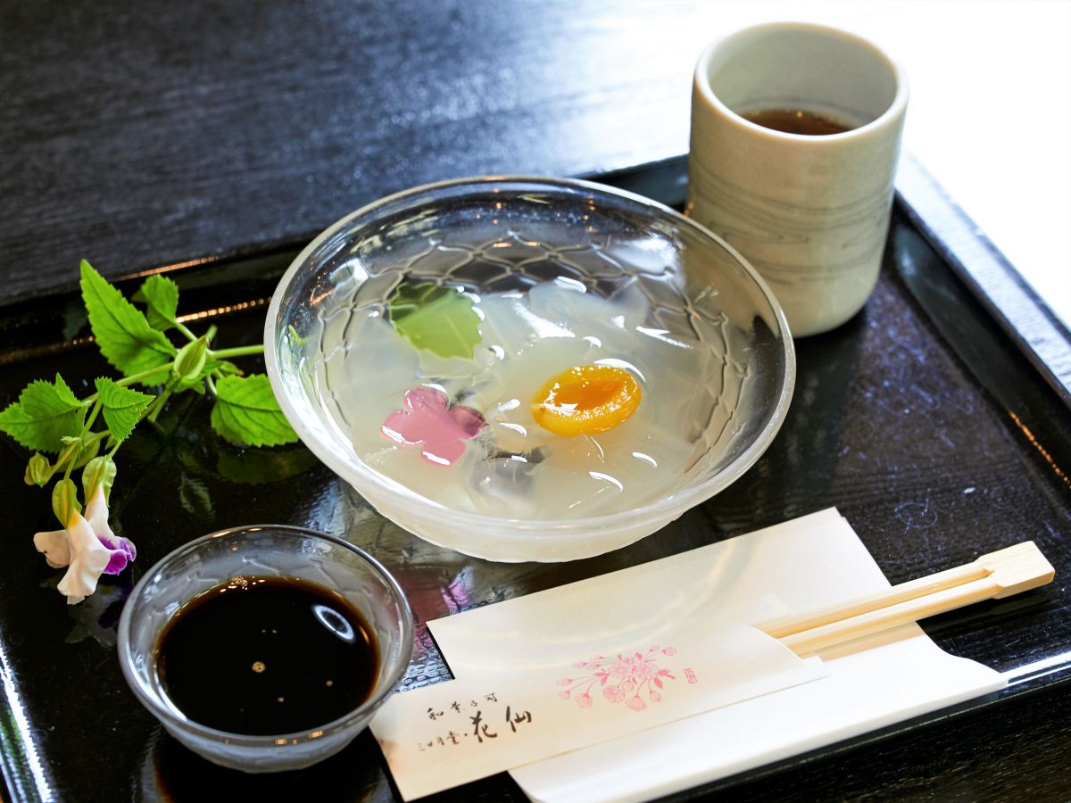 「くずきり」1100円　※新型コロナウィルス・緊急事態宣言により、販売が不定期になる場合があります