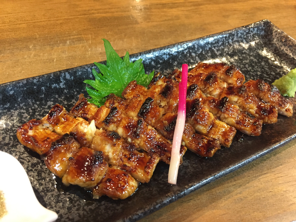 「伝助穴子の蒲焼」1980円