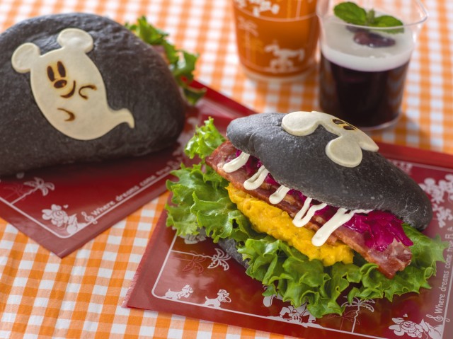 スペシャルセット1120円 ベーコンサンド(パンプキンサラダ＆チーズクリーム) グレープゼリー ソフトドリンクのチョイス