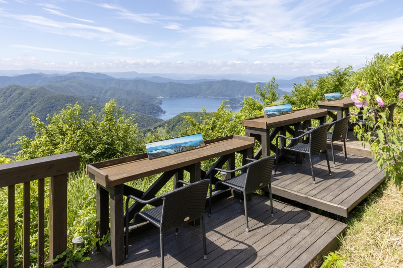 「五湖テラス」にあるカウンターテラス