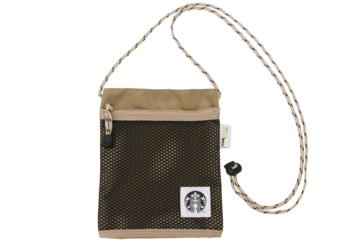 【8月10日（水）発売】「CORDURA® Eco Fabric ボトルサコッシュ」ベージュ 3100円