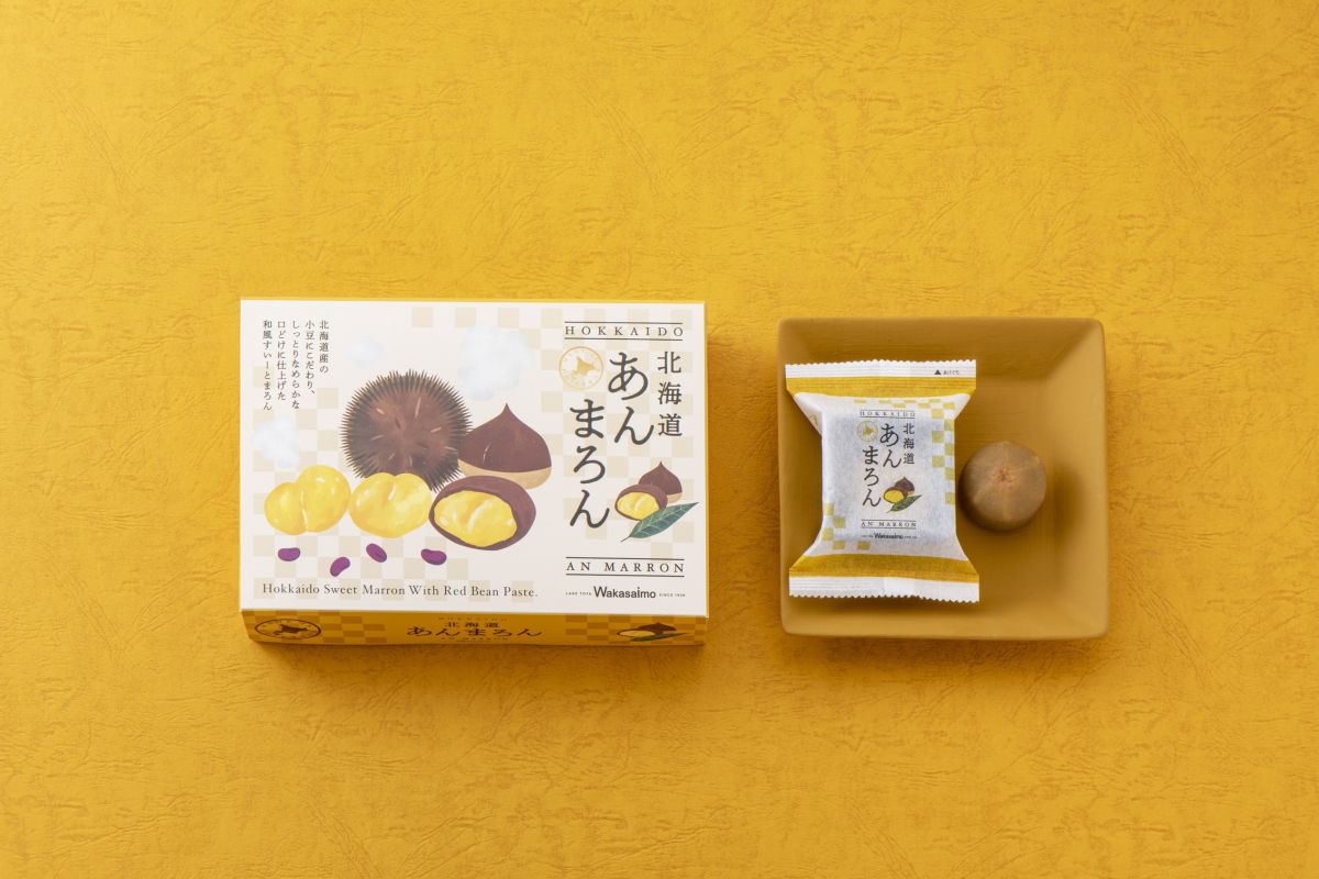 北海道あんまろん6個入1080円（わかさいも本舗）