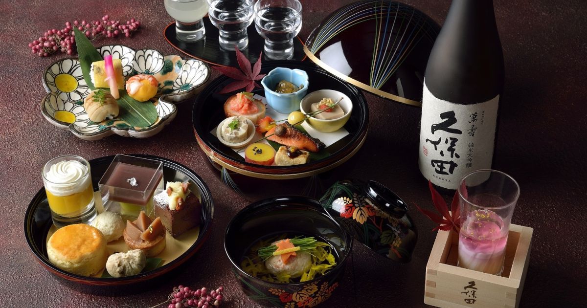 【ホテル椿山荘東京】銘酒「久保田」とのコラボレーション第3弾！秋の味覚と日本酒が料亭で楽しめるアフタヌーンティー