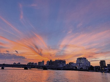 宍道湖、風景画 日本画 光嶺 作ＨＴ様指定 宍道湖、風景画 日本画 光嶺 作HT様指定 華やい
