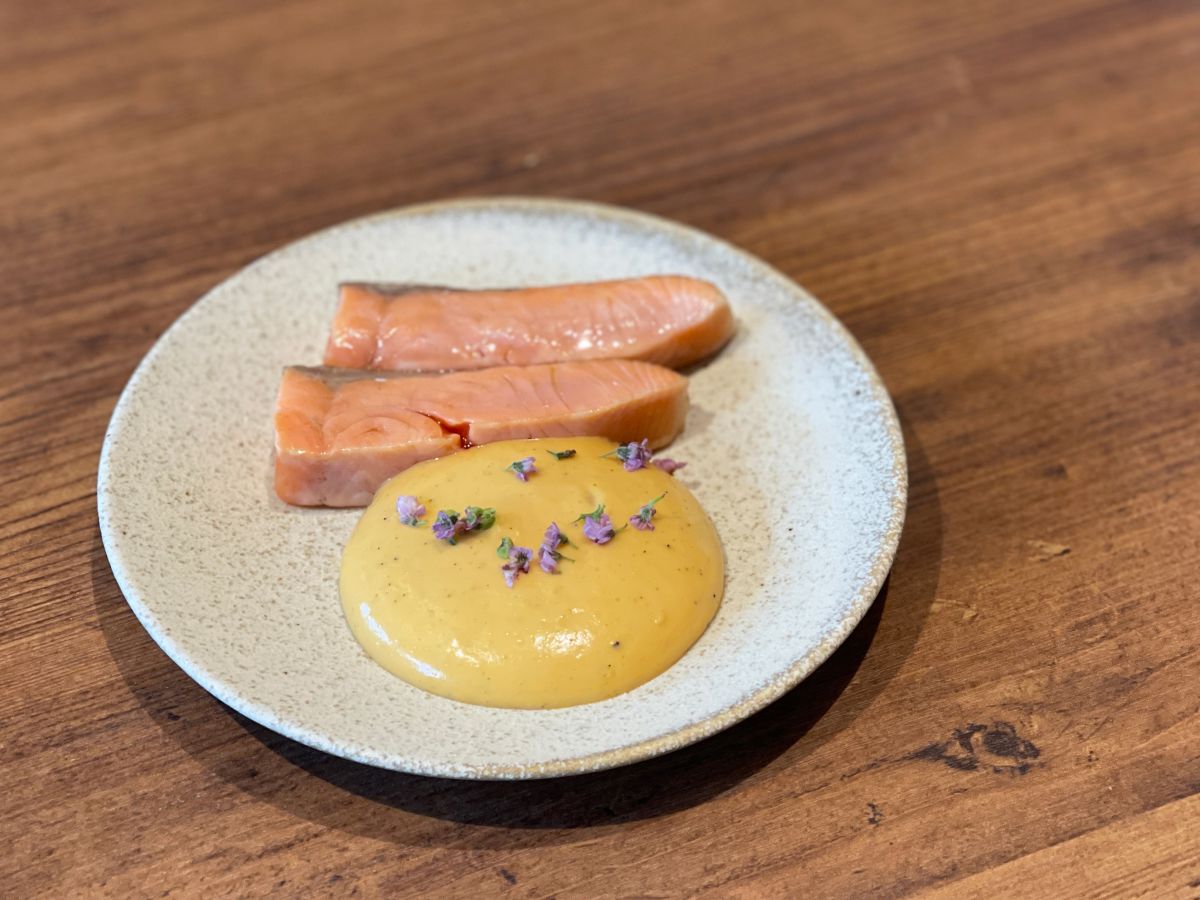 燻製銀鮭の低温ロースト