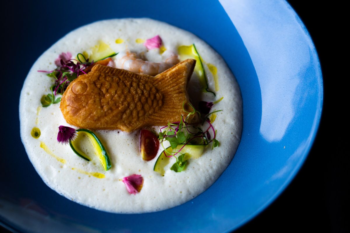 瞬〆スズキのたい焼き