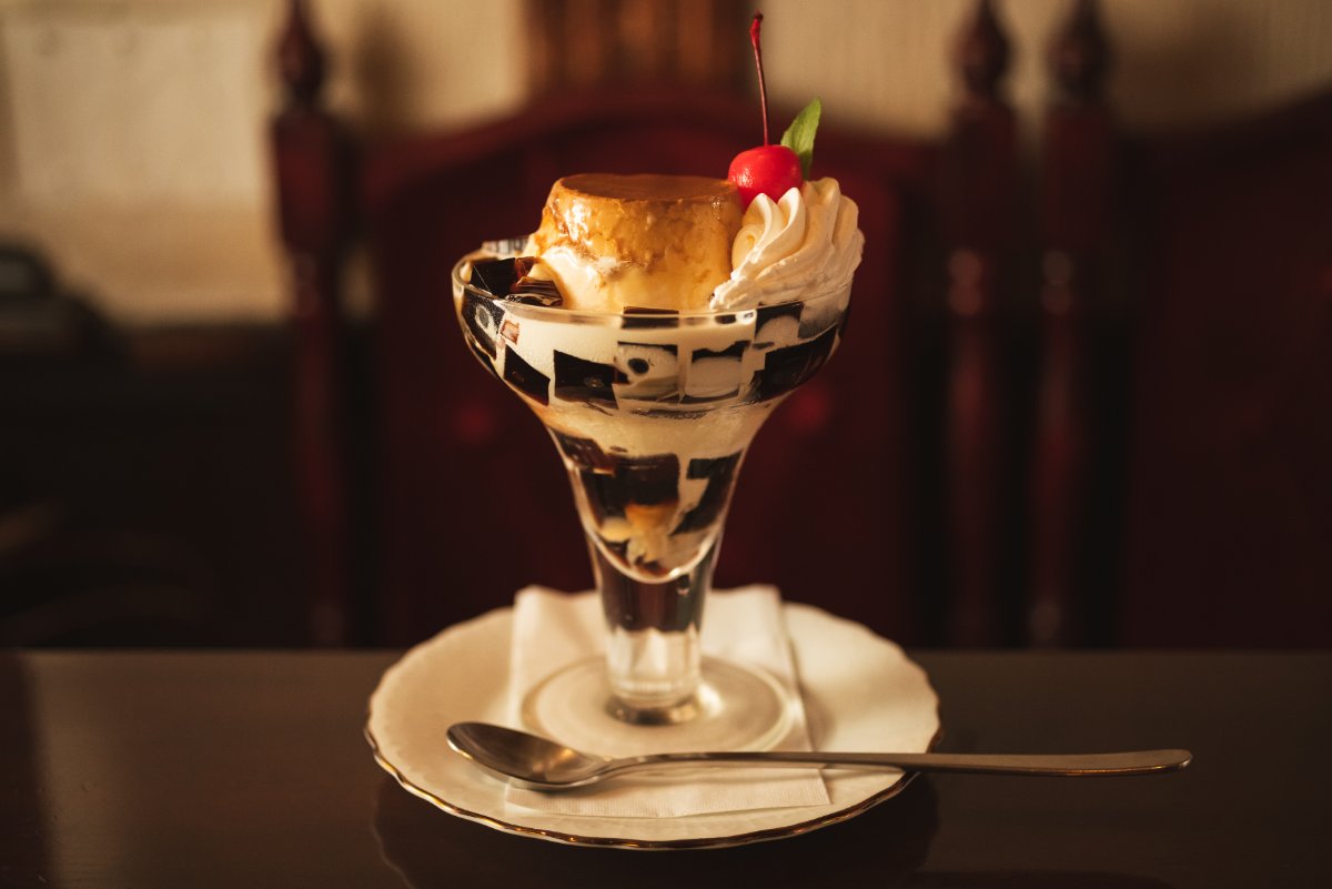 「プリンカフェゼリーパフェ」950円