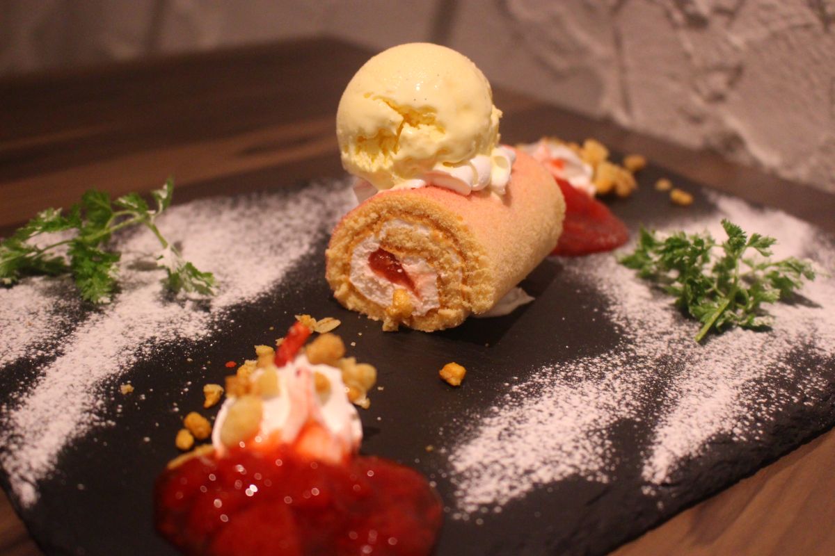 「イチゴとチーズのモンブラン」968円