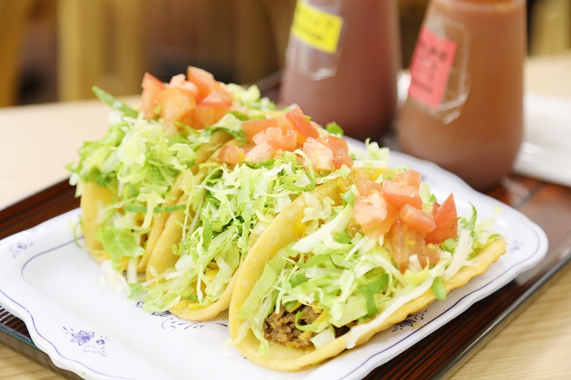 「タコス３ピース」750円