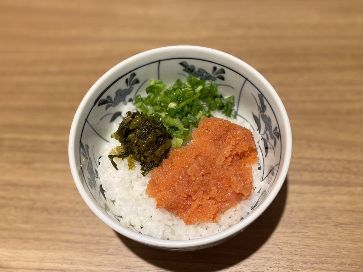 明太ご飯 300円