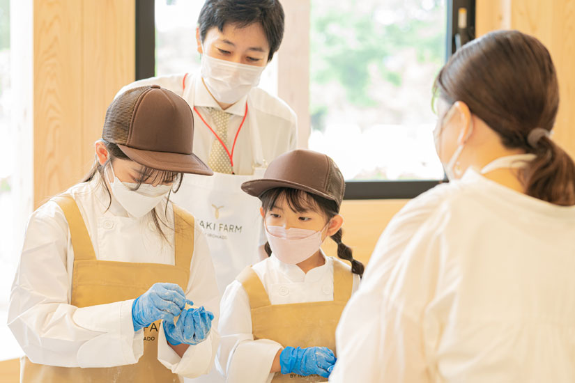 おやき作り体験教室も開催されています