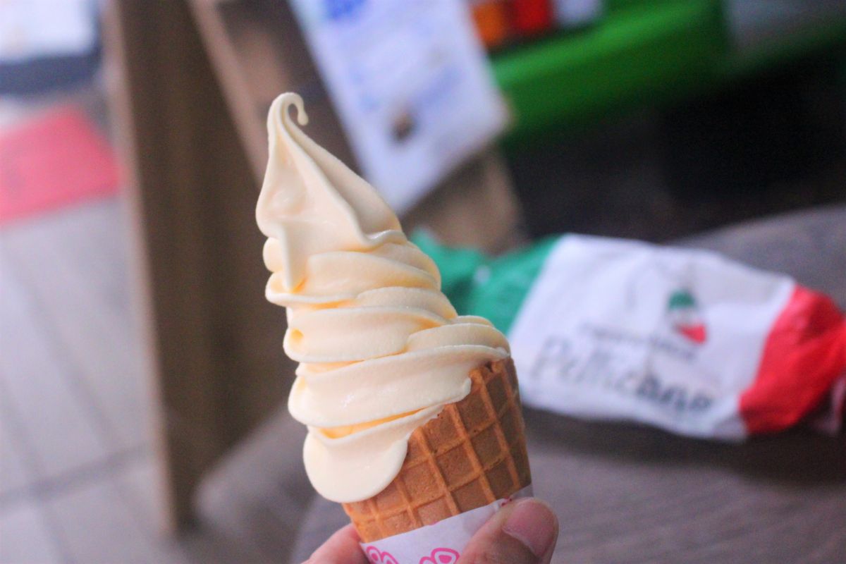 「神亀酒粕生ソフト」450円