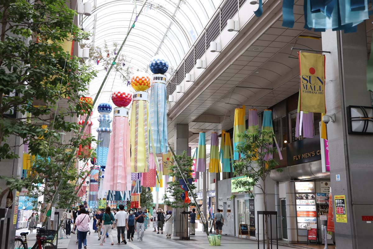 七夕祭りの様子