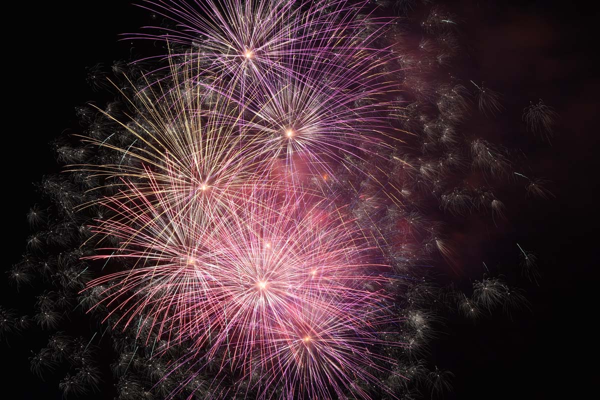 花火大会の様子