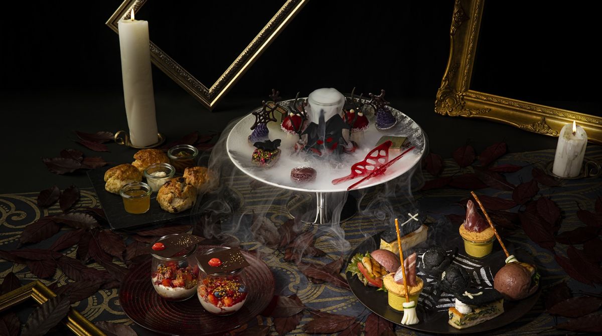 【ザ・プリンスギャラリー 東京紀尾井町】妖艶なゴーストの住む家をイメージした、“動画映え”するハロウィン・アフタヌーンティー