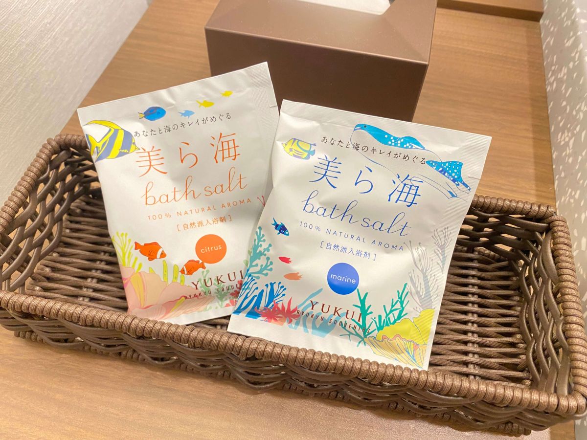 アメニティの入浴剤